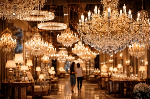 بزرگترین بازار لوستر تهران