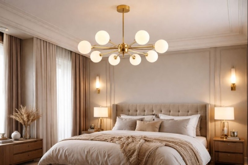 راهنمای انتخاب لوستر برای اتاق خواب