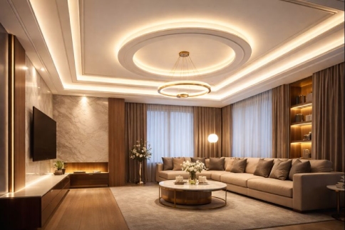 نورمخفی سقف؛ نحوه اجرا، محل استفاده، رنگ ها و طرح ها