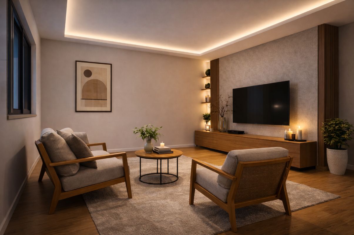 نورپردازی غیرمستقیم و مخفی