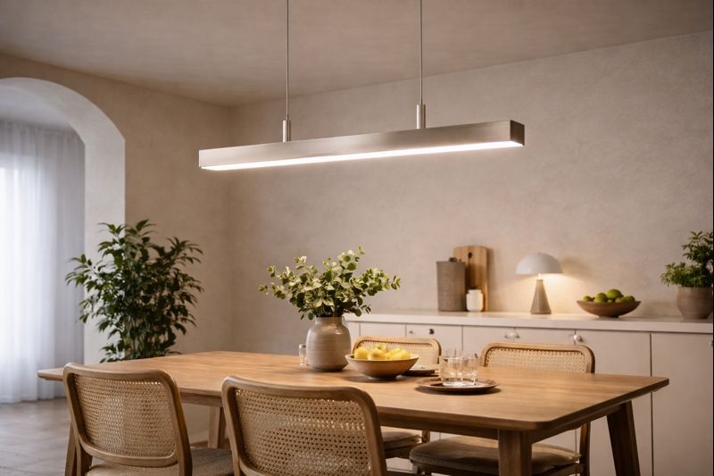 لوستر مدرن با روکش نیکل و قلع صیقلی