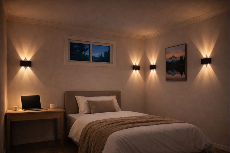 لوستر دیواری اتاق خواب