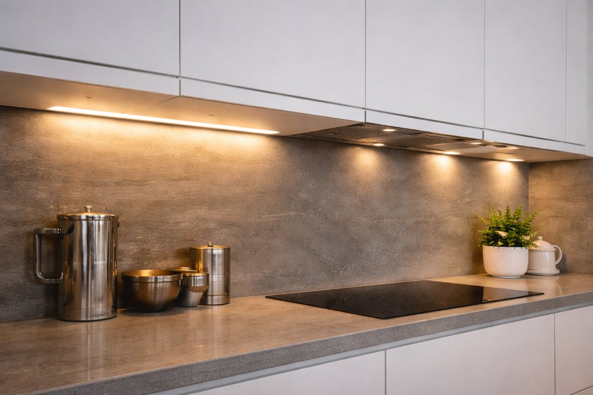 نورپردازی زیر کابینت آشپزخانه