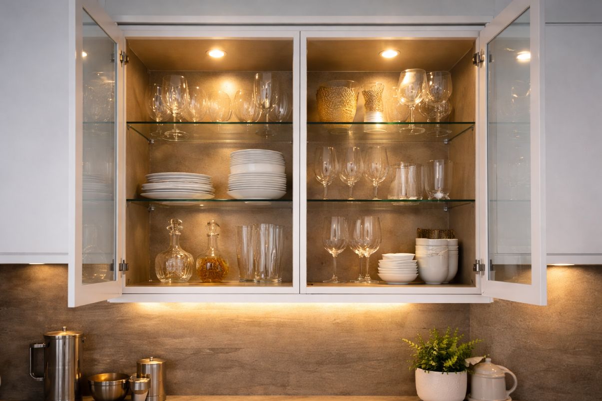 نورپردازی داخل کابینت