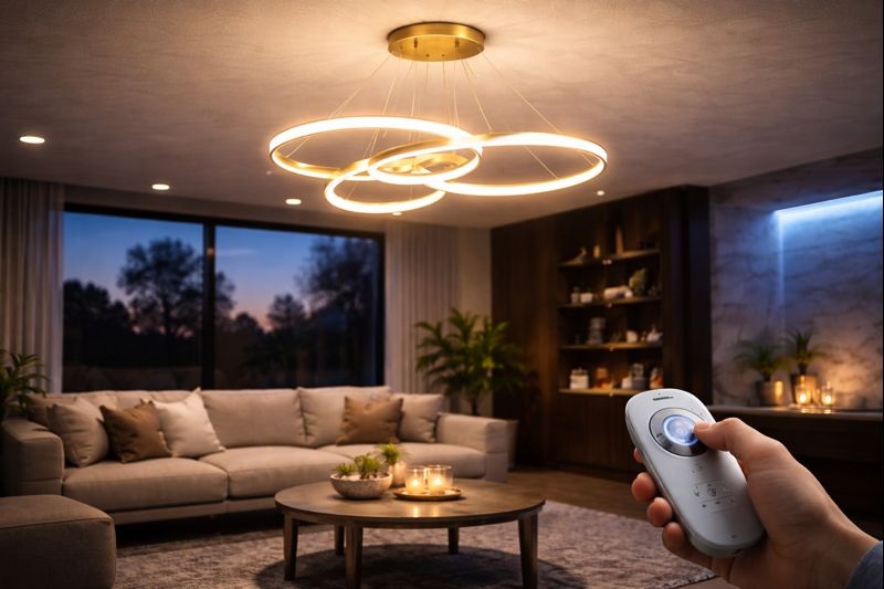 تنظیم نور لوستر مدرن