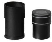 چراغ دفني مشکي  آفتابي 7 وات24ولت